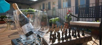 La Rosa nel Borgo – Suite avec balcon et garage