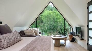 Cabaña Deluxe, vistas al jardín | Wifi gratis y ropa de cama