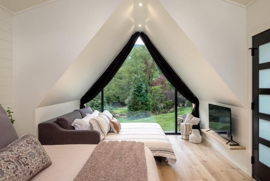 디럭스 캐빈, 정원 전망 | 무료 WiFi, 침대 시트