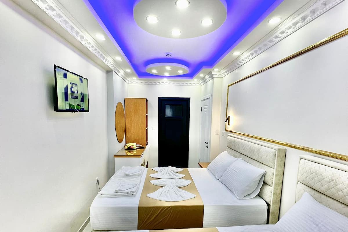 Desk, laptop workspace