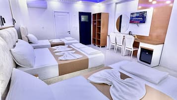 Desk, laptop workspace