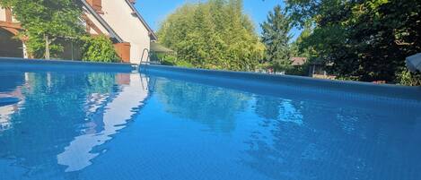 屋外プール、温水プール