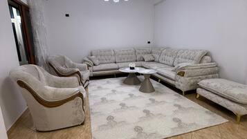 Huoneisto, kaupunkinäköala | Oleskelualue