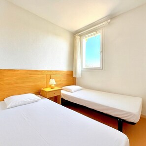 2 habitaciones, acceso a internet y ropa de cama 