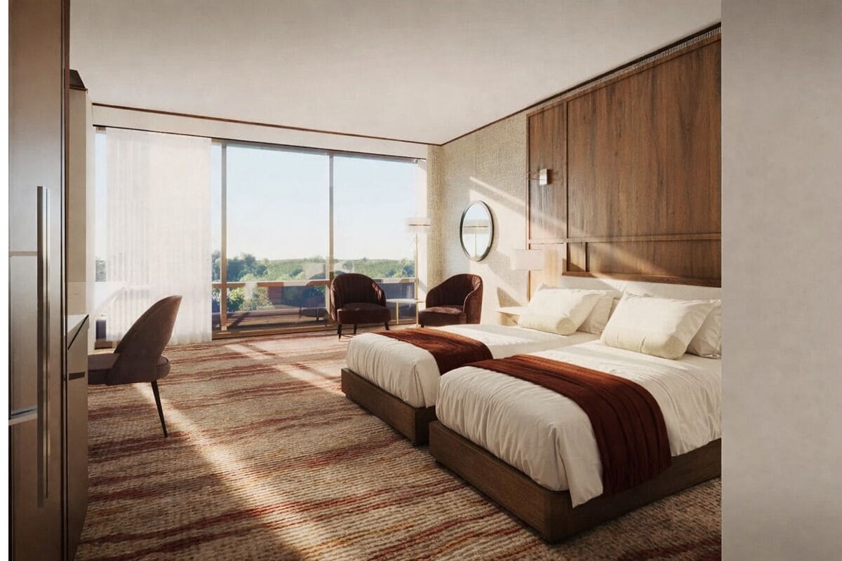 Chambre Deluxe, 2 grands lits | Literie de qualité supérieure, surmatelas