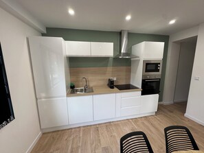 Private kitchen - Family Apparts Criel 1 (Criel-sur-Mer)