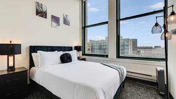 4 bedrooms, iron/ironing board, travel crib, WiFi