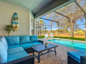 Et oppvarmet basseng