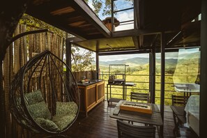 Familienchalet, Terrasse | Wohnbereich