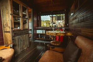 Family Chalet, Patio | Living area