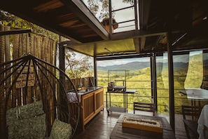 Living area - Decks Chalés (São Roque de Minas)