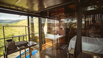 Family Chalet, Patio | Living area