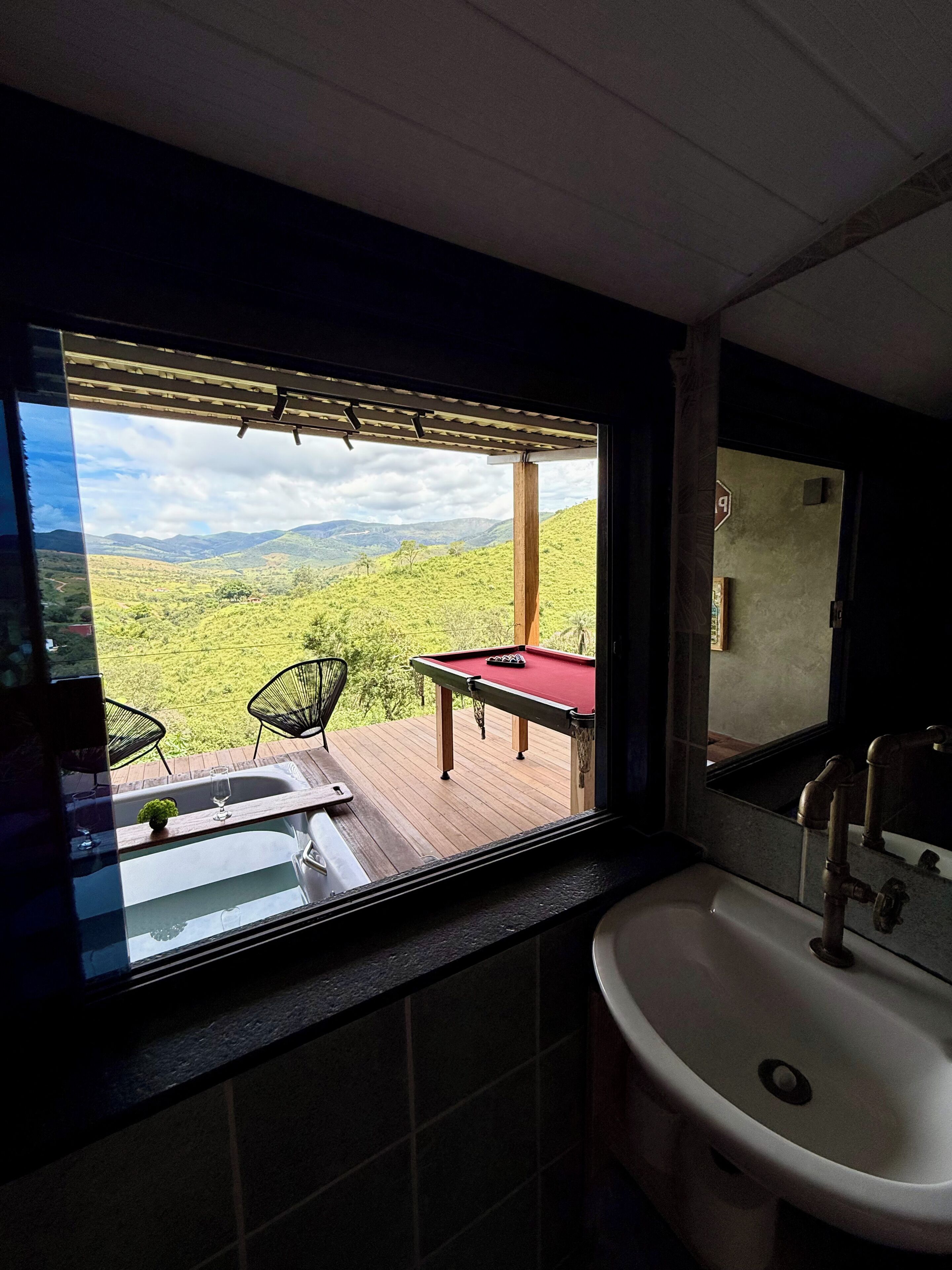 Exclusive Chalet, 1 Double Bed, Jetted Tub, Mountain View | Bathroom