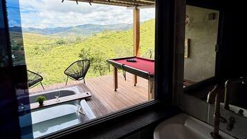 Exclusive Chalet, 1 Double Bed, Jetted Tub, Mountain View | Bathroom