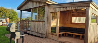Comfy cabin on our family farm in Devon