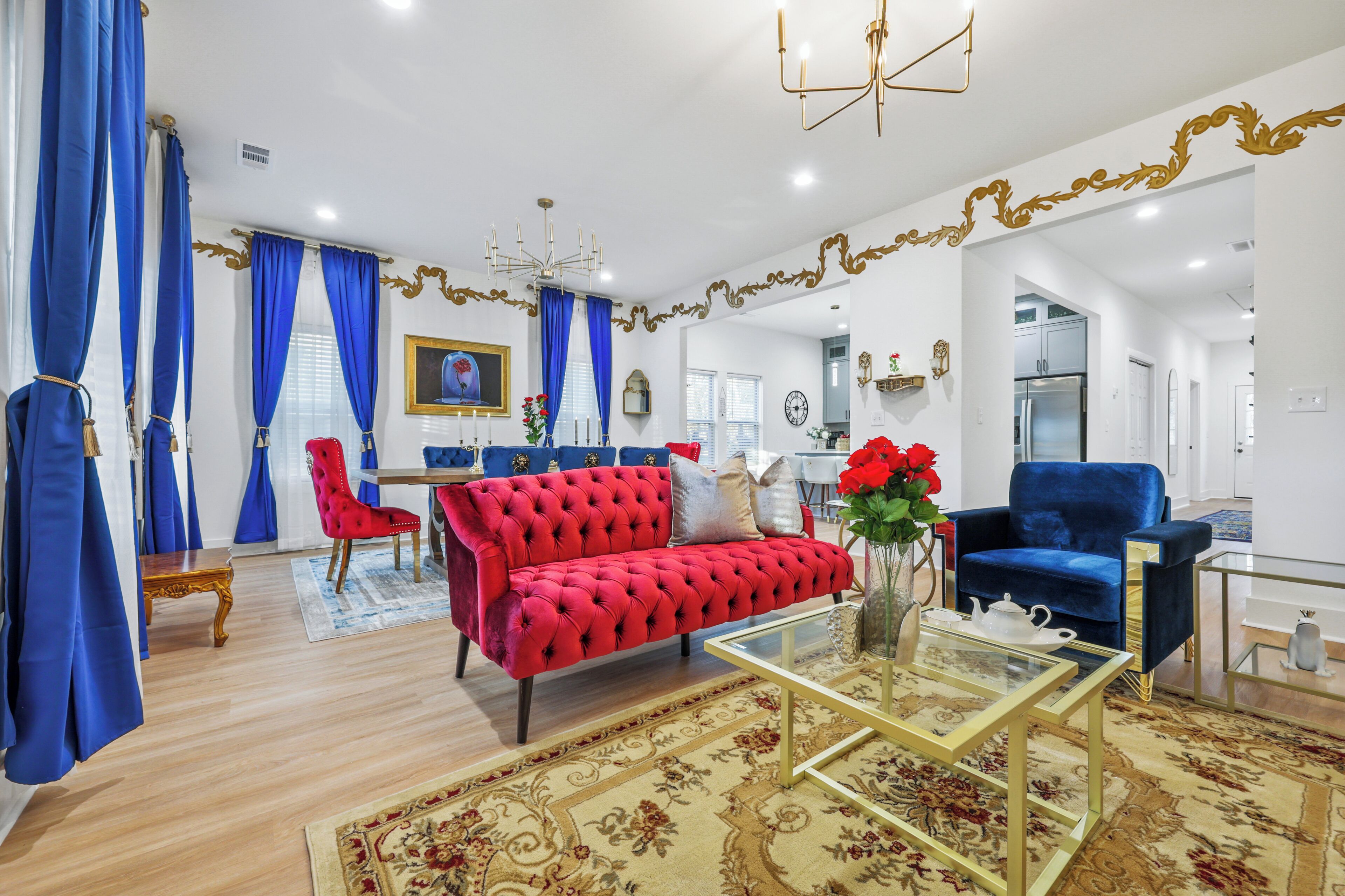 ハウス 6 ベッドルーム ペットとの宿泊可 パークビュー | リビング エリア