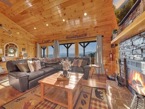 TV, peis, DVD-spiller og filmbibliotek