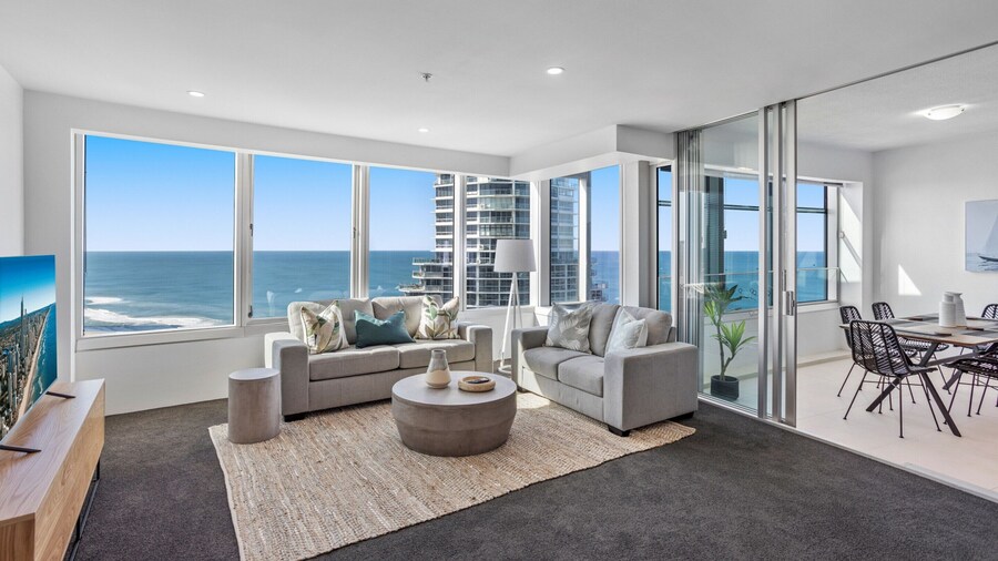 Oceanview 2-bed With Pool, Sauna, Gym & Parking