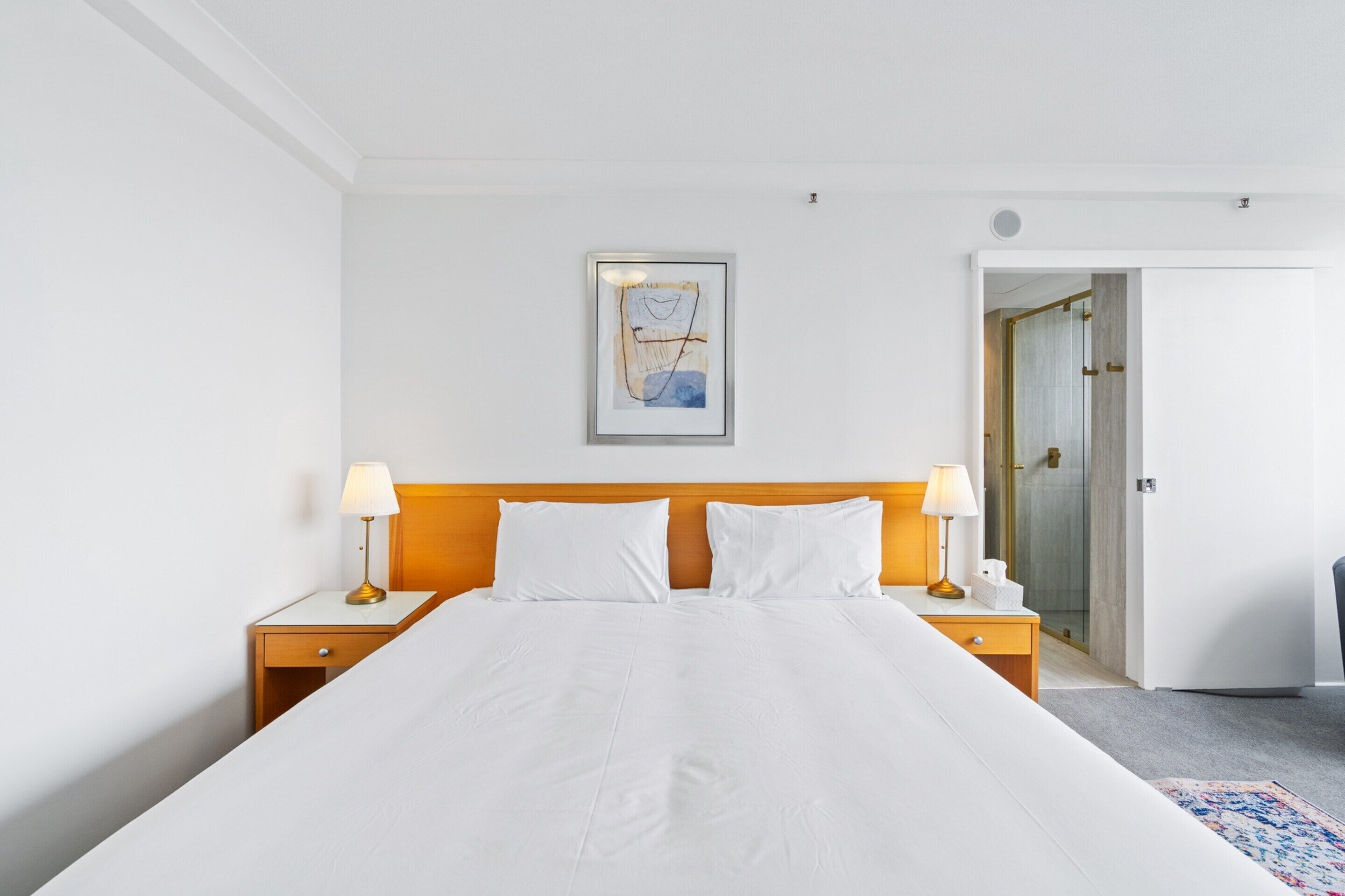 Apartment | 1 Schlafzimmer, laptopgeeigneter Arbeitsplatz, Bügeleisen/Bügelbrett