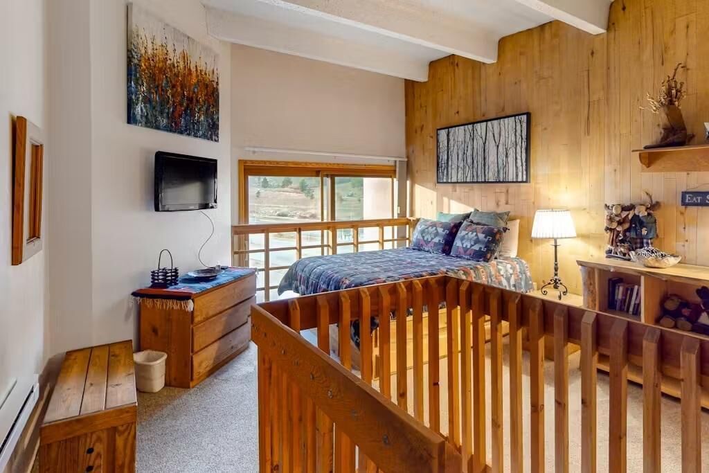 公寓式客房, 1 张大床, 山景 (Summit House East 1 Bed Loft 2 Bath S) | 2 多间卧室、免费 WiFi、特色装修、特色家居