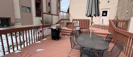 Condo, 1 Queen Bed (Summit House East 1 Bed Loft 2 Bath S) | Outdoor dining