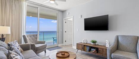 Télévision, table de tennis de table