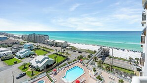 A resort with a pool, beach, and ocean view. - 9th Floor! Awesome Views! Free Beach SRVC! Free Beach Bonfires M & Fri Nights (Miramar Beach)