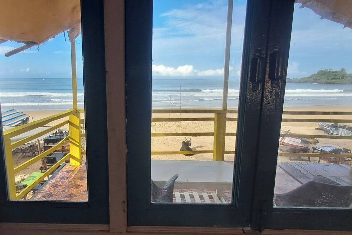 Luksusbungalow, parveke, rantanäköala | Ilmainen Wi-Fi