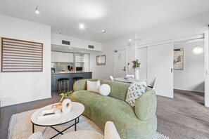 Apartment | Living room - Chic Inner-city Stay With Balcony (Melbourne)