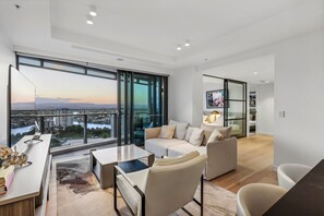 Apartment | Living room - Jewel Luxury Beachside 2-bed With Water View (Gold Coast)