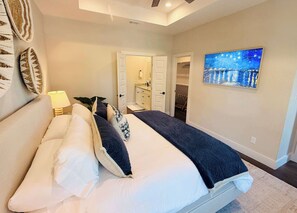 3 bedrooms, iron/ironing board, travel cot, WiFi