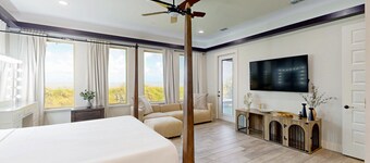 Stunning waterfront home with private pool, gym, & grill - steps to sand & SPI