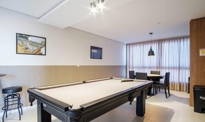 Games room - Studio in a Condo w/ Pool 550m From Beach Tor0407 (Imbituba)