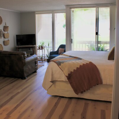 Copper Den Condo by the Bay, Chic & Cozy studio