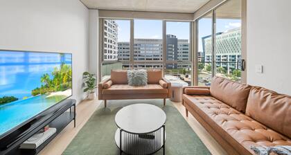 Bright 2-bed Apartment With Gym, BBQ & Pool Access