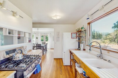 Charming dog-friendly house and separate studio w/ grill, WIFI, washer and dryer