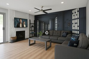 スマートテレビ、テレビゲーム、DVD プレーヤー、卓球台