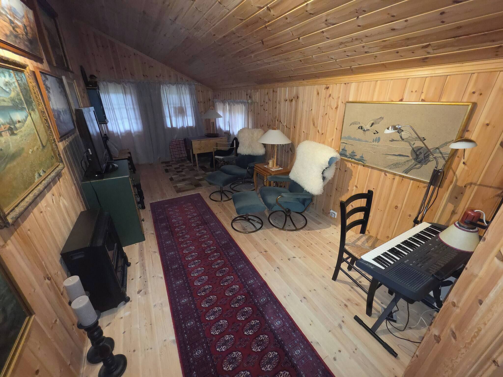 Cabin, 4 Bedrooms, Terrace | Bahagian dalam