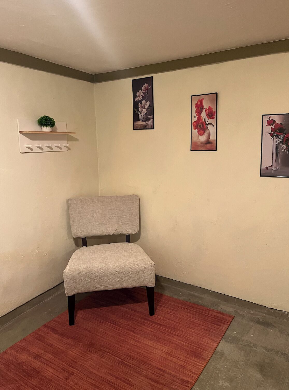 Loft clásico, patio, vista al jardín | Área de sala de estar