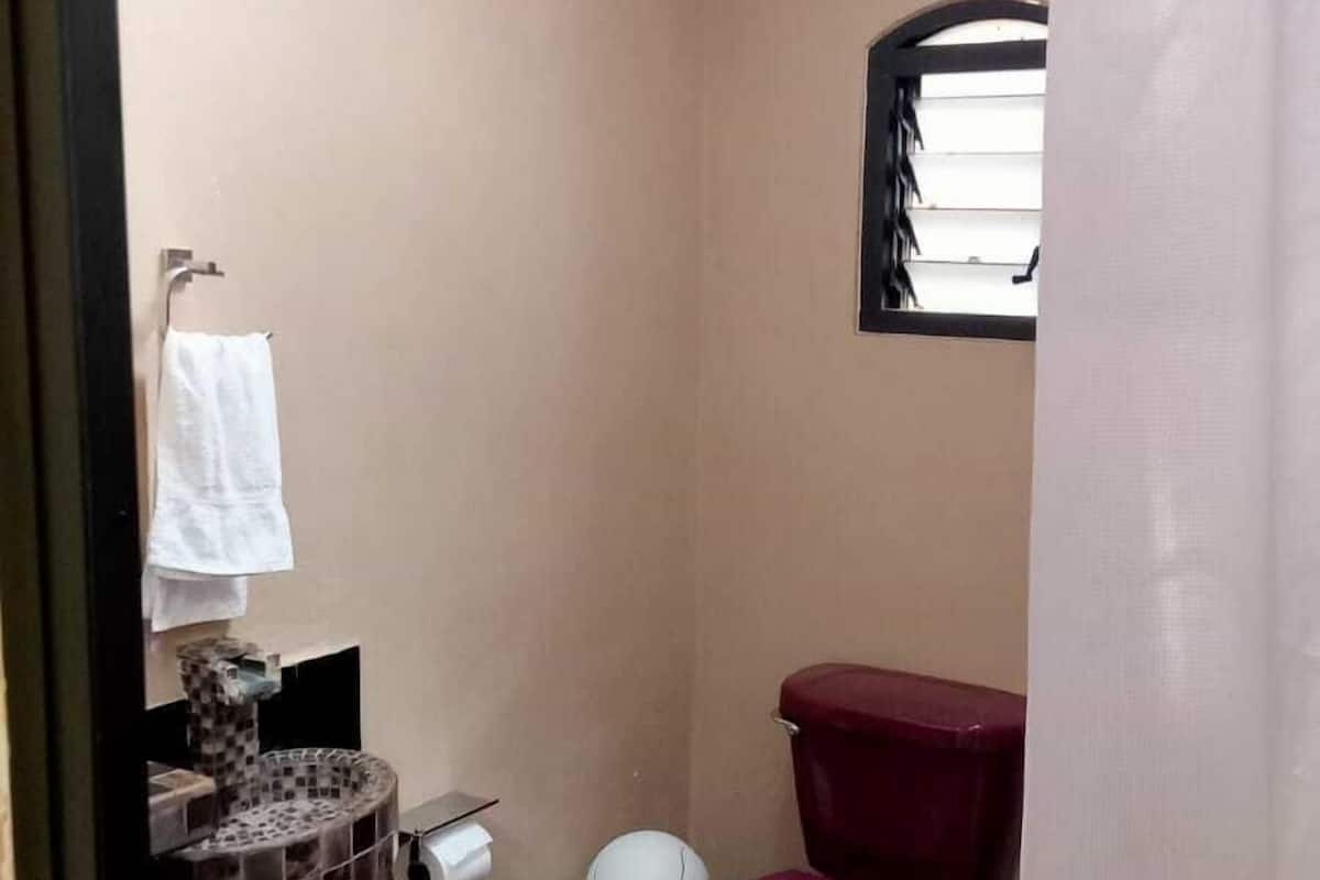 Basic Room | Bathroom | Shower, hair dryer, towels, soap