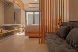 1 chambre, fer et planche à repasser, Wi-Fi gratuit, draps fournis