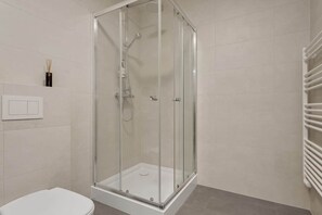 Shower, hair dryer