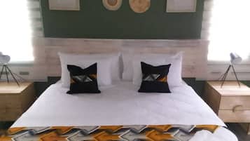 3 slaapkamers, een strijkplank/strijkijzer, gratis wifi, beddengoed