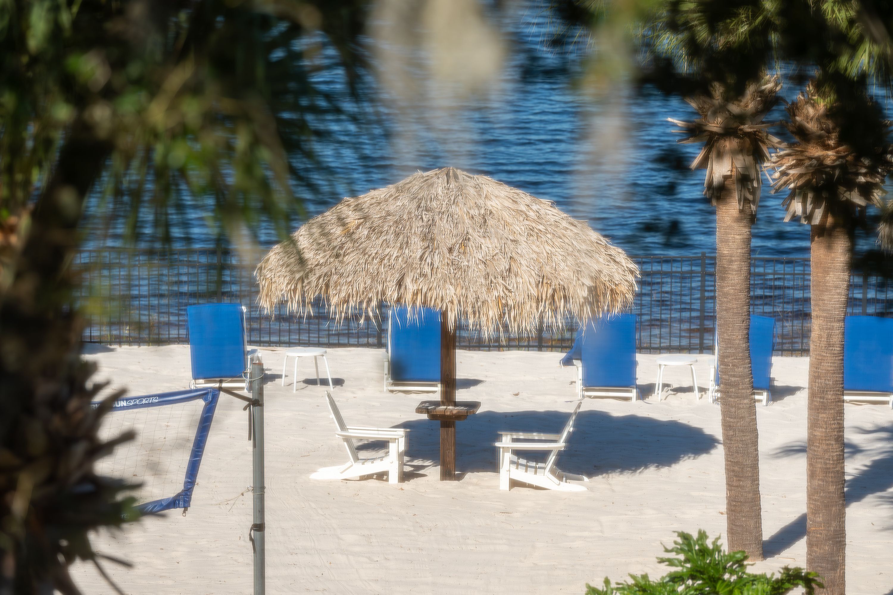 Sun loungers, beach towels