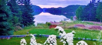 Luxury rooms, brewery, and restaurant with local dishes and Newfoundland views