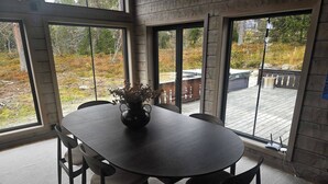 Cabin, Multiple Bedrooms, Balcony | Dining room - Unique Hytta With Jacuzzi, Sauna, 7 Bedrooms (Trysil)