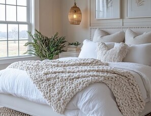 4 bedrooms, iron/ironing board, WiFi, bed sheets