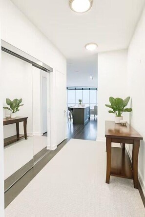 Ruang kerja komputer riba, seterika/papan seterika, Wi-fi percuma 