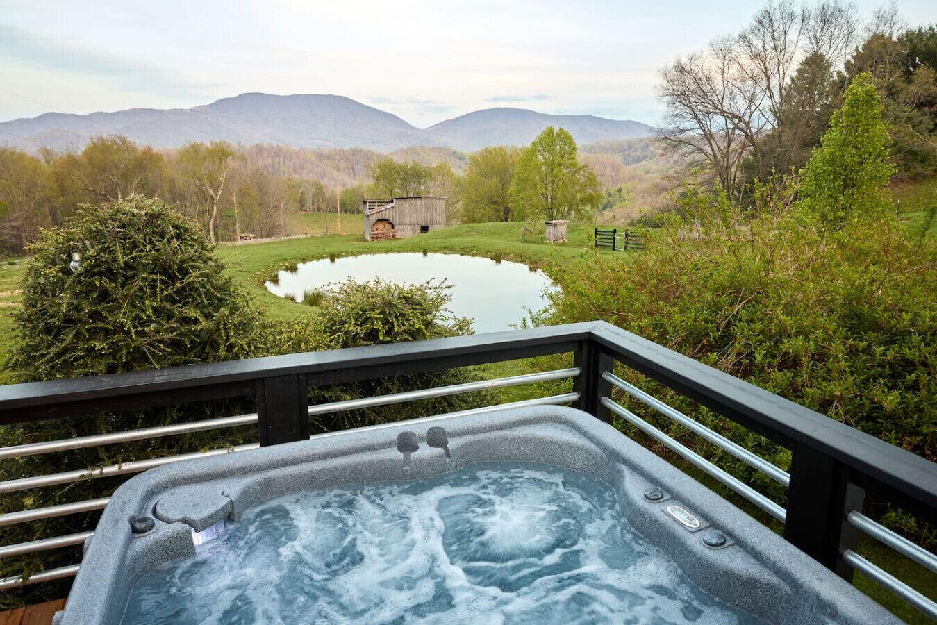 Idromassaggio all'aperto