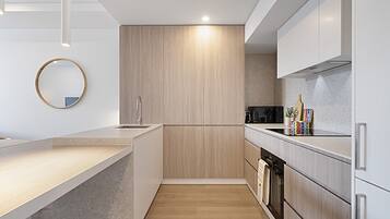 Apartment | Private kitchen | High chair, cookware/dishes/utensils